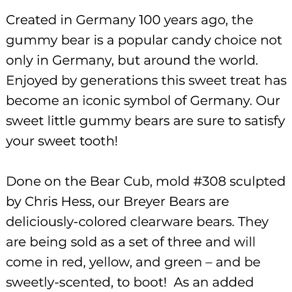 BREYERFEST BEARS PROST 2022 SPECIAL RUN BEARS: SCENTED! ONLY 1600 MADE - Picture 8 of 8